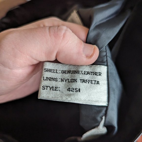 Wilson's Vintage Leather Skirt | Sz 12 | Goth, Grunge, Punk - Picture 4 of 6